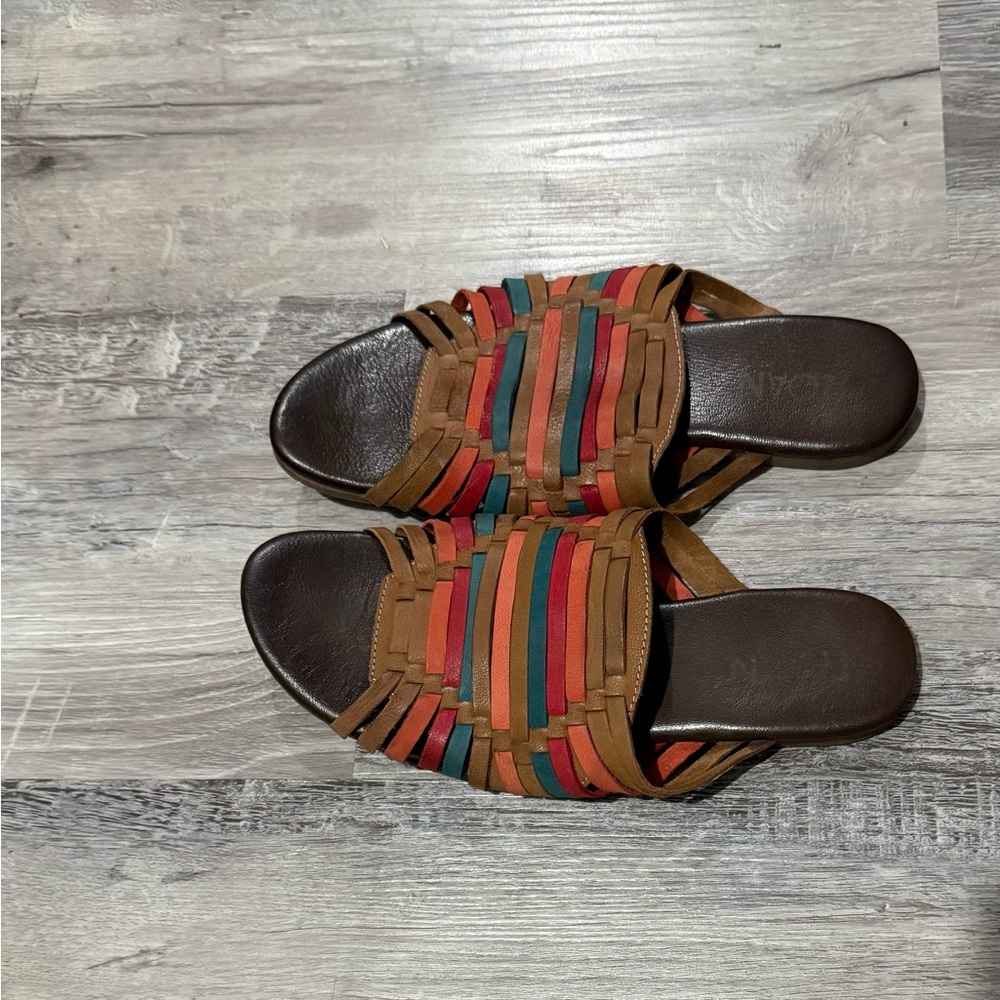Roan Huarache Multicolor Woven Sandals Size 9